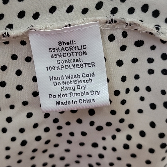 All:row Sleeveless Halter Neck Ruffled Polka Dot Trim Hem Sweater Mini Dress S - Picture 4 of 5